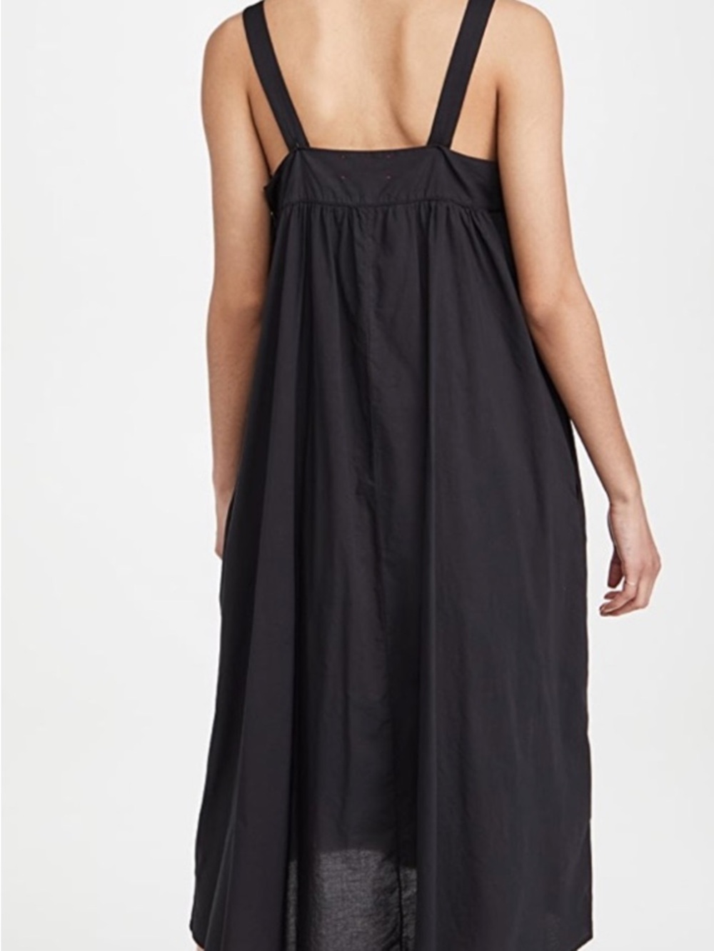 XiRENA Black KYNSLEY Midi Dress with Tie-Front - Picture 3 of 6